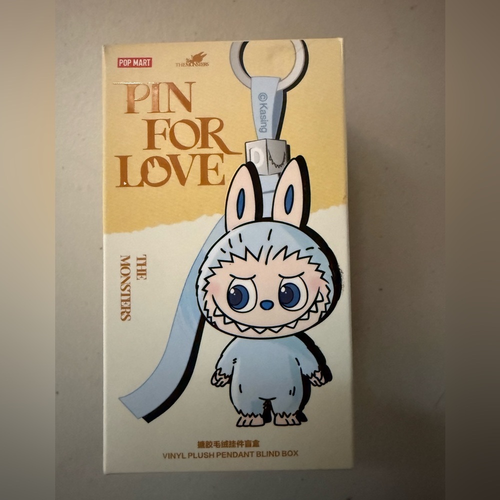 Pop Mart The Monsters Pin for Love Blind Box unopened